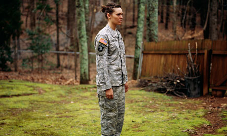 Wearing army uniform for me, Kennesaw, Georgia, 2008
