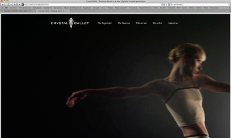 Crystal Ballet website screengrab