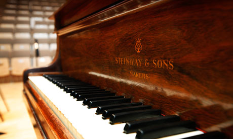 A Steinway piano