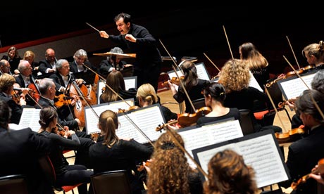 Andris Nelsons conducting the City of Birmingham Symphony Orchestra