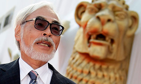 Japanese director Hayao Miyazaki at the Venice film festival 2008