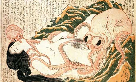 Tako To Ama by Hokusai