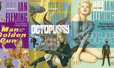 Some of Ian Fleming's original James Bond novels.