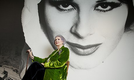 April Ashley MBE at the Museum of Liverpool exhibition focusing on her life