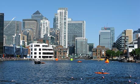 Water torture? … Great London Swim participants in action.
