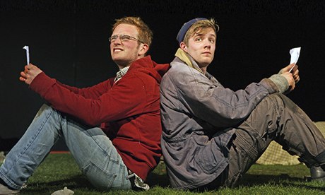 Pentabus Theatre's Milked, which was performed in a village hall and streamed on the Royal Court's o