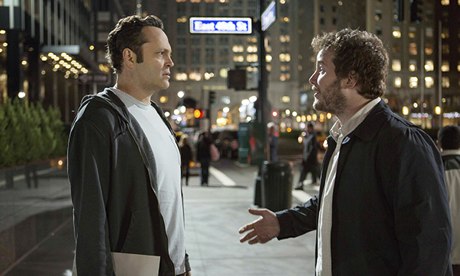 Vince Vaughn and Chris Pratt in Delivery Man