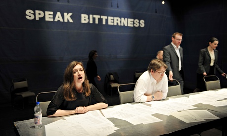 Truth and reconciliation … Forced Entertainment's Speak Bitterness.