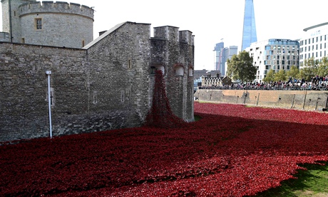 Sight to remember? … Blood Swept Lands and Seas of Red, a sculpture consisting of thousands of ceram