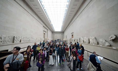 The Parthenon marbles at the British Museum.