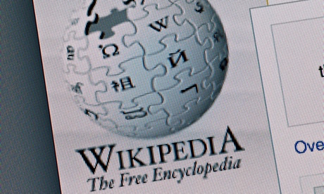 Wikipedia screenshot