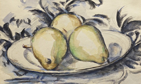 Paul Cézanne's Three Pears c1888-90).