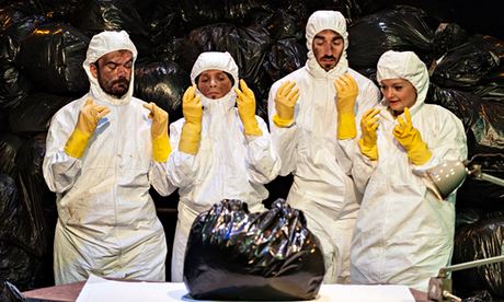 Theatre-Rites's Rubbish, at the Southbank Centre, London.