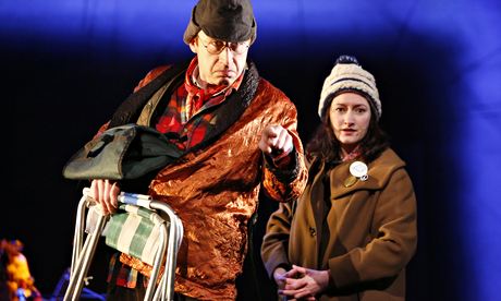 Great Scot … Sandy Grierson and Elicia Daly in The Beautiful Cosmos of Ivor Cutler at the Citizens t