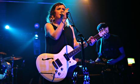 Beatific presence … Rachel Goswell of Slowdive performs at Village Underground, London