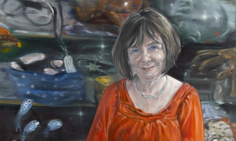 Peter Monkman's portrait of Julia Donaldson.