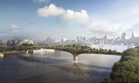 Thomas Heatherwick’s proposed Thames bridge.