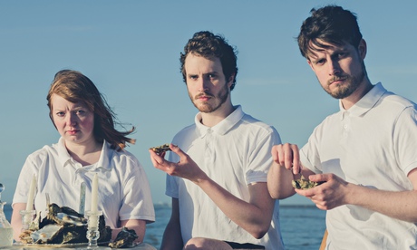 Commitment to silliness … Kath Hughes, Ed Easton and James Meehan of Gein's Family Giftshop.