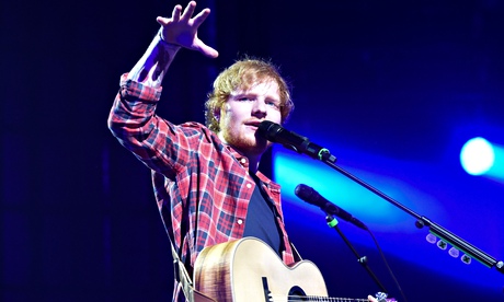 Ed Sheeran at the Roundhouse in Camden, north London