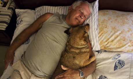 Gene with his dog Killer, Miracle Village