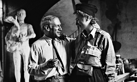 Lee Miller and Picasso after the liberation of Paris, by Lee Miller, Paris, 1944