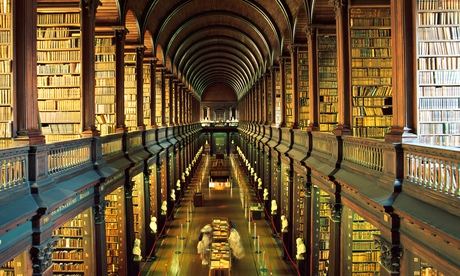 Long Room, Old Library, Trinity College Library, Trinity College, Dublin, Ireland