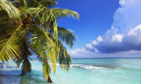 Beach at Soneva Fushi Resort in the Baa Atoll