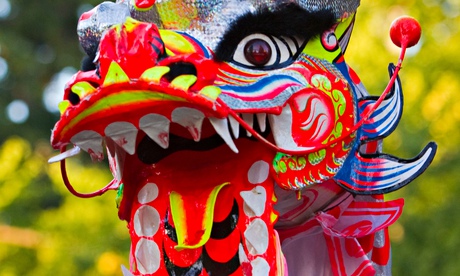 A chinese dragon 