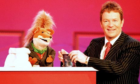 Basil Brush and Jim Davidson