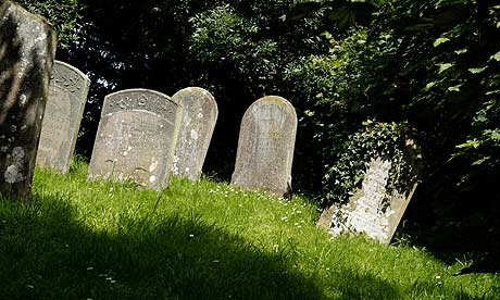Village churchyard.