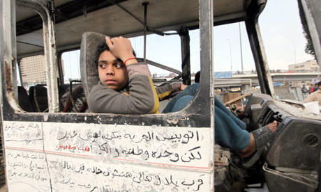 Teenager in Tahrir Square