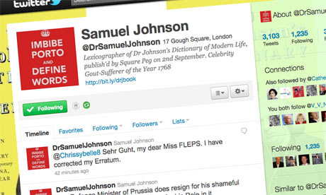 Samuel Johnson's Twitter feed