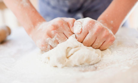Kneading dough