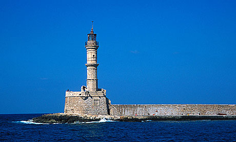 Venetian lighthouse in Chania, Crete