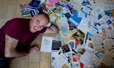 John Crace and his memorabilia