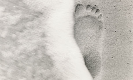 Footprint in sand