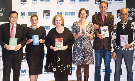The 2012 Man Booker prize shortlistees.