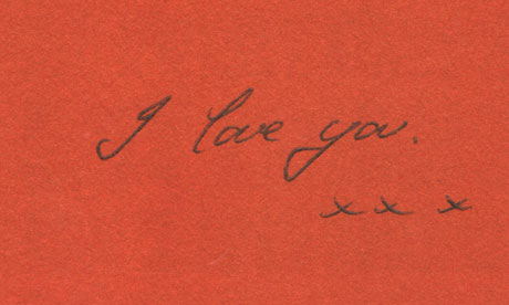 Book dedication: I love you