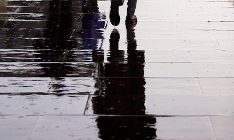 Walking in the rain