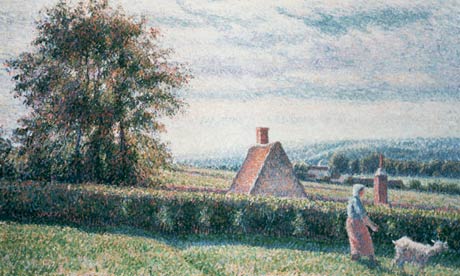 Spring Pasture by Camille Pissarro