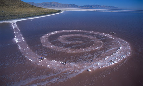 Spiral Jetty by Robert Smithson