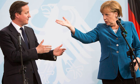 Angela Merkel and David Cameron
