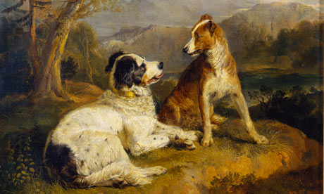 Sir Edwin Landseer's pianting The Twa Dogs