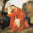 Titian's Flight to Egypt (detail)