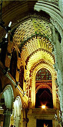Interior of Rosslyn chapel