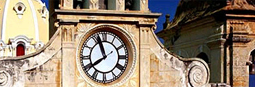 A clocktower in Cartagena. Photo: the Hay Festival website