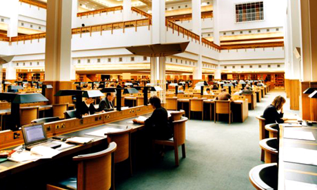 British Library reading room