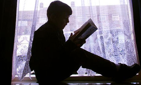 Boy reading