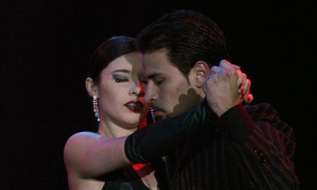 Couple doing the tango