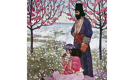 Omar Khayyam reads some rubiyat